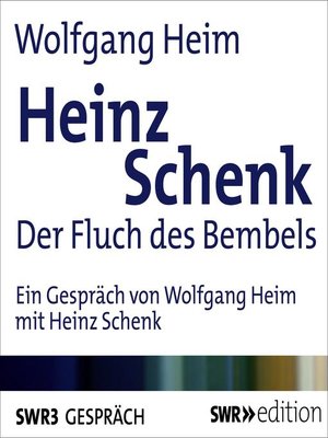 cover image of Heinz Schenk